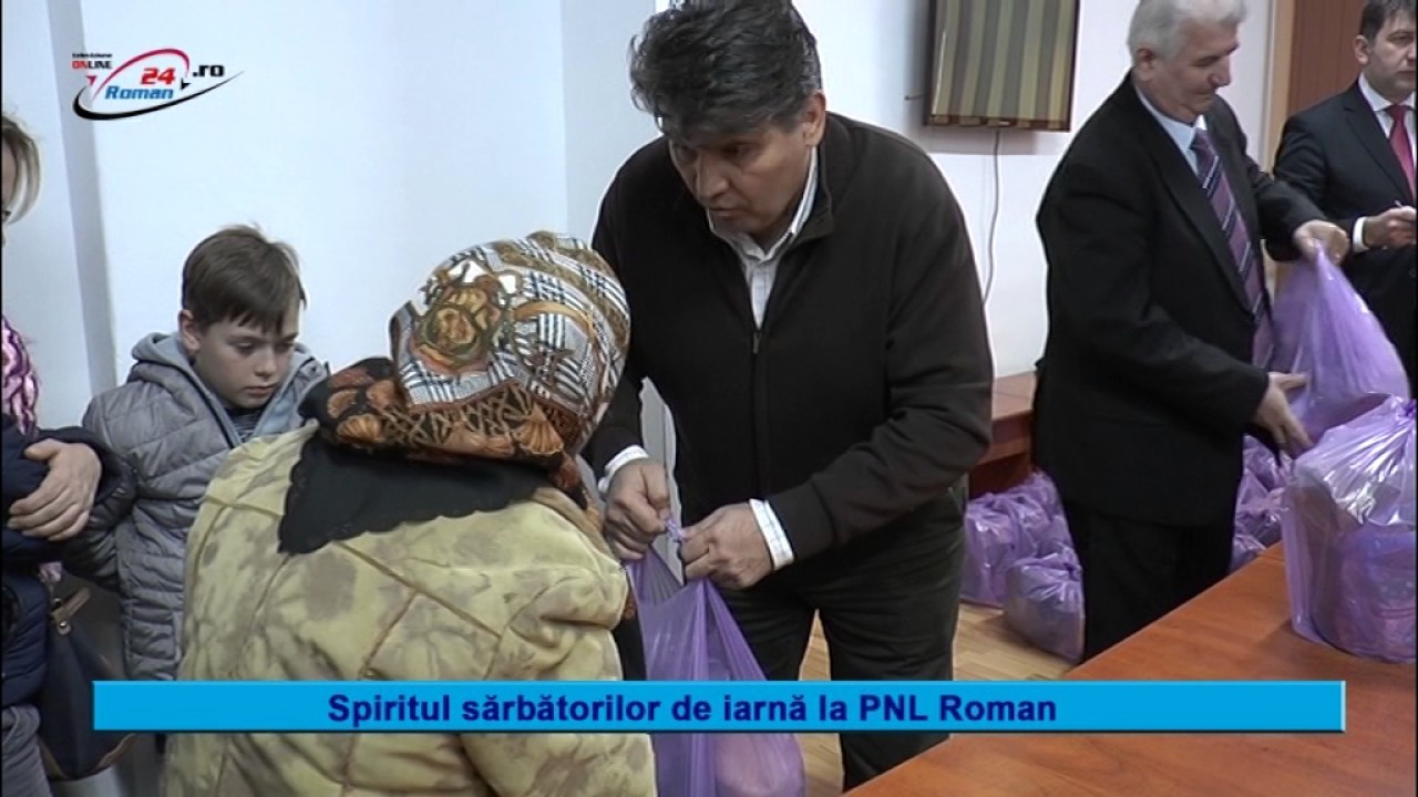 SPIRITUL SĂRBĂTORILOR DE IARNĂ LA PNL ROMAN