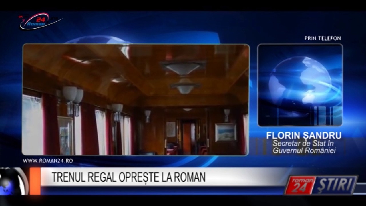 TRENUL REGAL OPREȘTE LA ROMAN