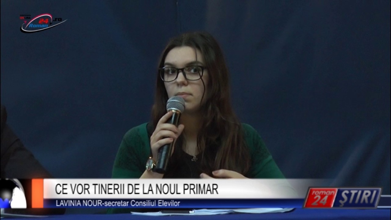 CE VOR TINERII DE LA NOUL PRIMAR