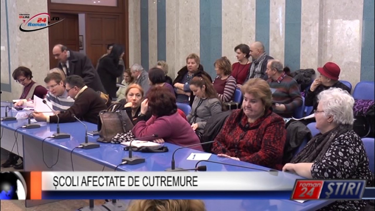 ȘCOLI AFECTATE DE CUTREMURE