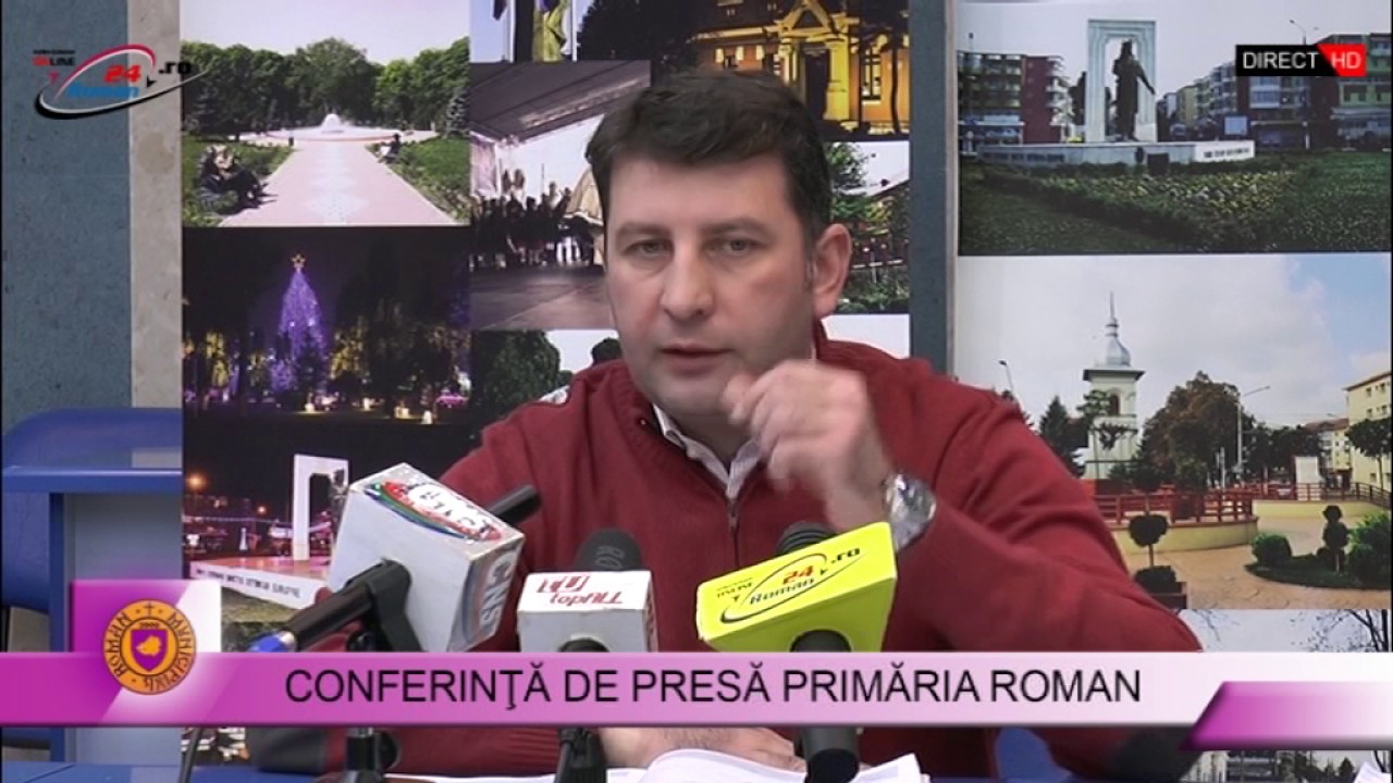 CONFERINȚĂ DE PRESĂ PRIMĂRIA ROMAN 09.01.2017