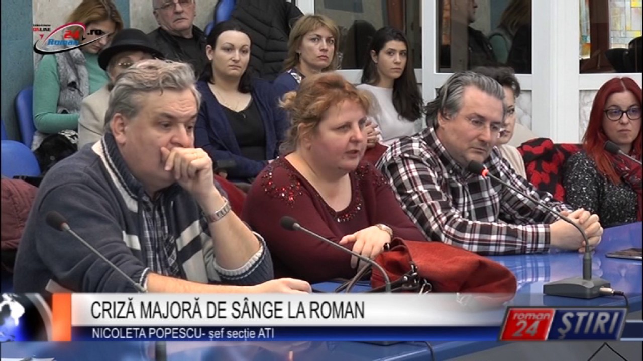 CRIZA MAJORA DE SANGE LA ROMAN