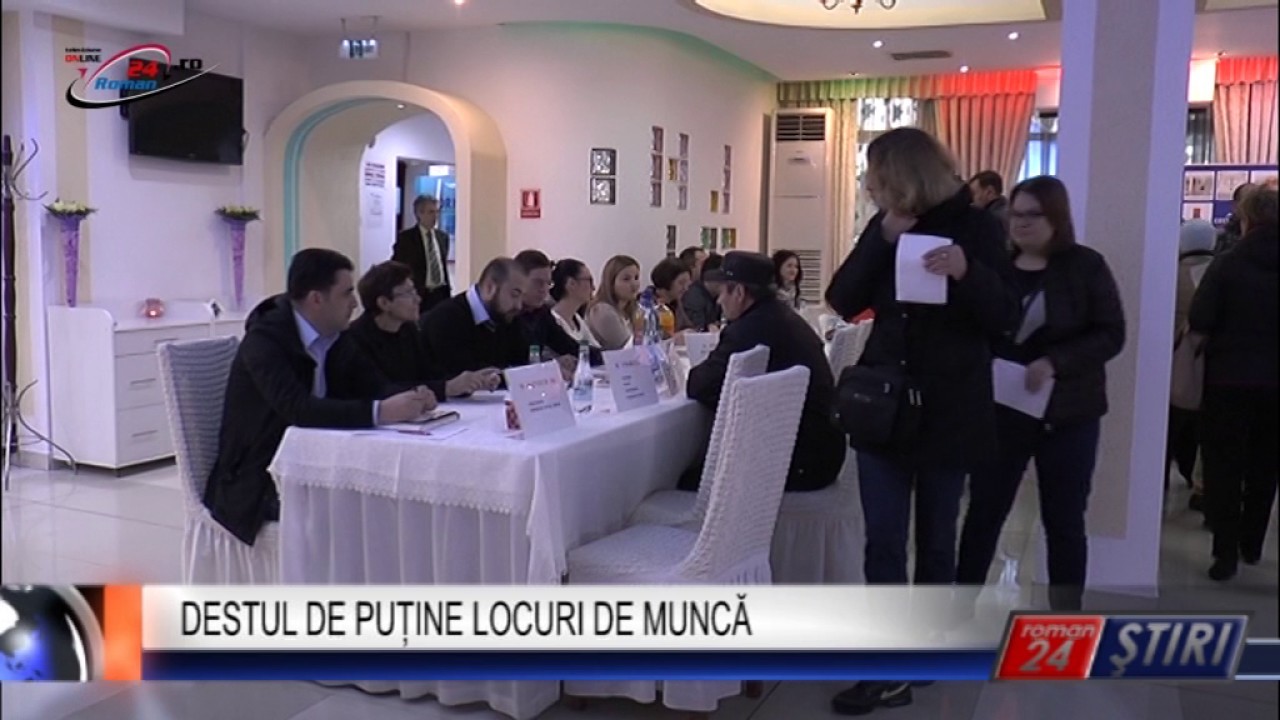 DESTUL DE PUȚINE LOCURI DE MUNCĂ