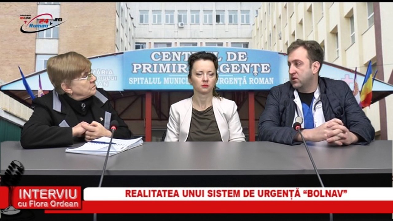 INTERVIU CU FLORA ORDEAN 10.01.2017  Realitatea unui sistem de Urgenta bolnav