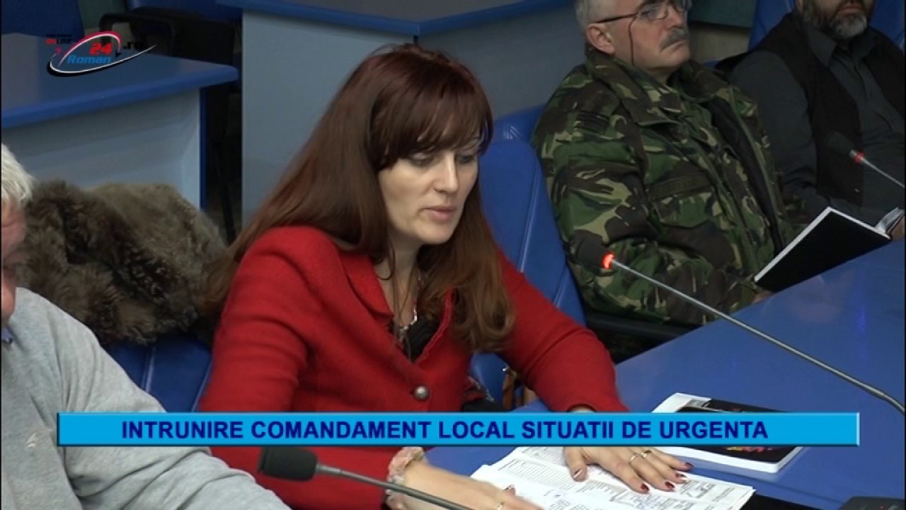 INTRUNIRE COMANDAMENT LOCAL SITUATII DE URGENTA