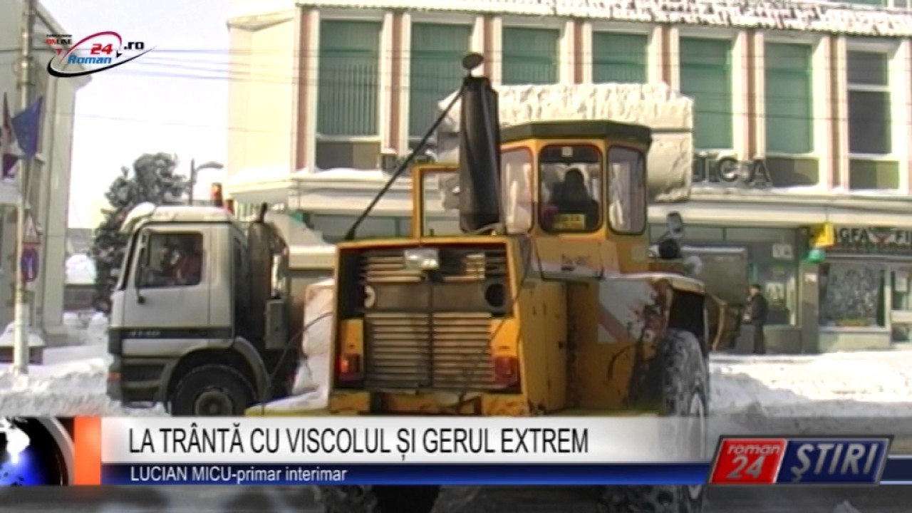 LA TRÂNTĂ CU VISCOLUL ȘI GERUL EXTREM
