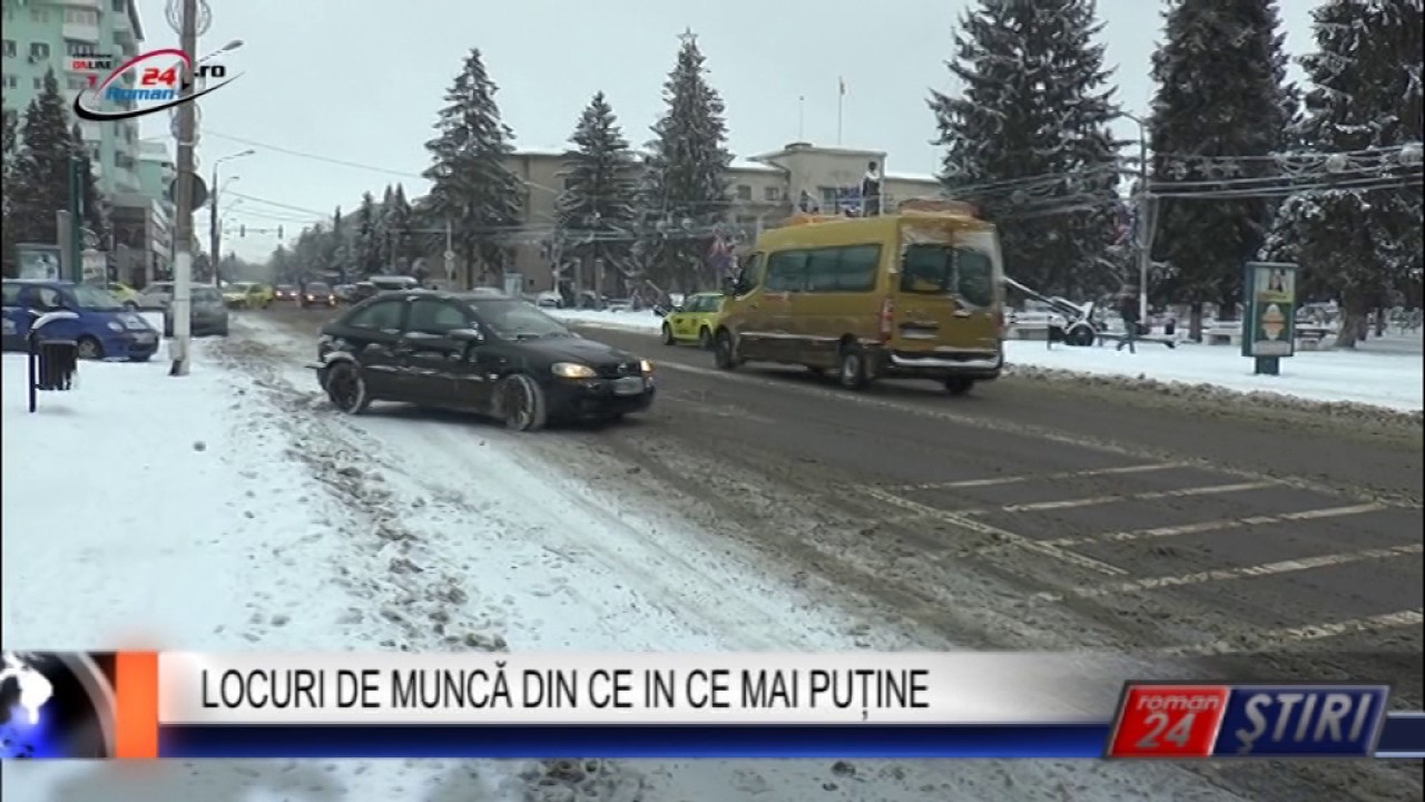 LOCURI DE MUNCĂ DIN CE IN CE MAI PUȚINE