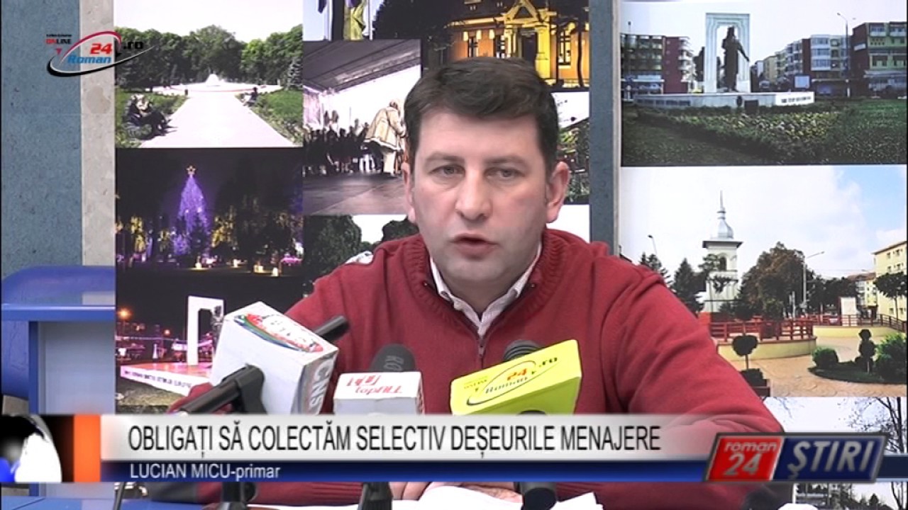 OBLIGAȚI SĂ COLECTĂM SELECTIV DEȘEURILE MENAJERE
