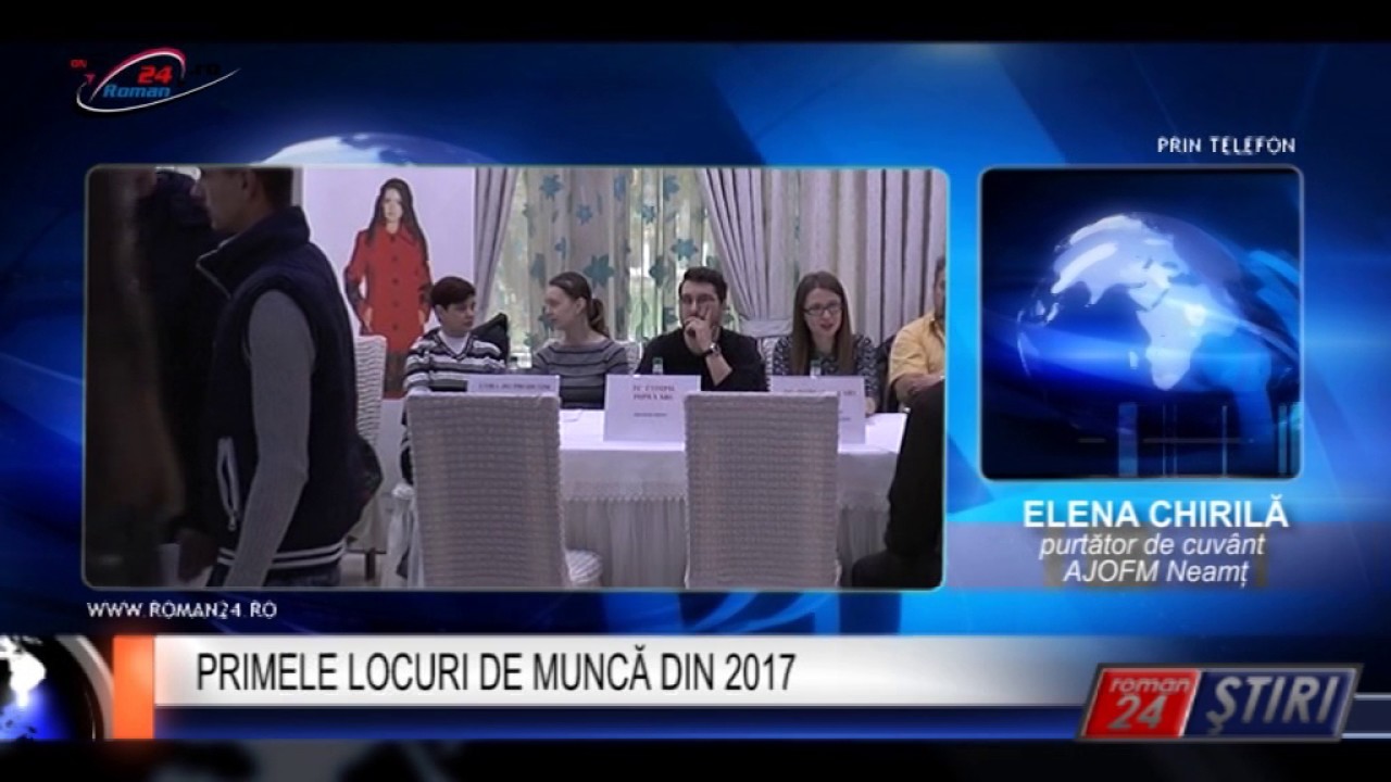 PRIMELE LOCURI DE MUNCĂ DIN 2017