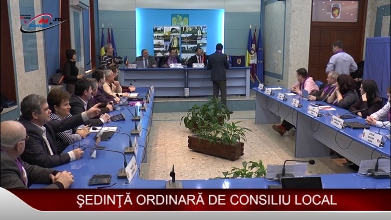 SEDINTA ORDINARA A CONSILIULUI LOCAL 26 IANUARIE 2017
