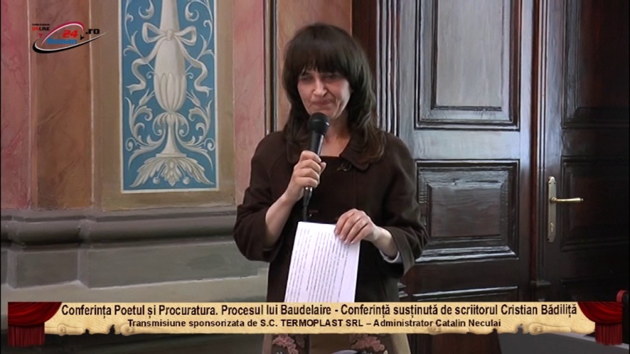 Conferința Poetul și Procuratura. Procesul lui Baudelaire