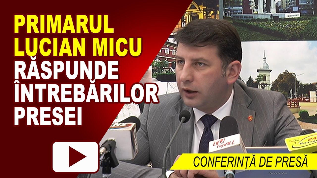CONFERINȚĂ DE PRESĂ PRIMĂRIA ROMAN 27.02.2017