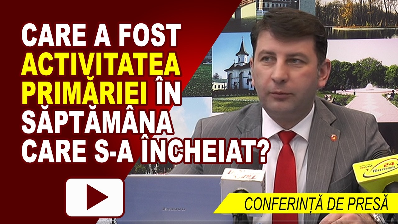 CONFERINȚĂ DE PRESĂ PRIMĂRIA ROMAN – 20.02.2017