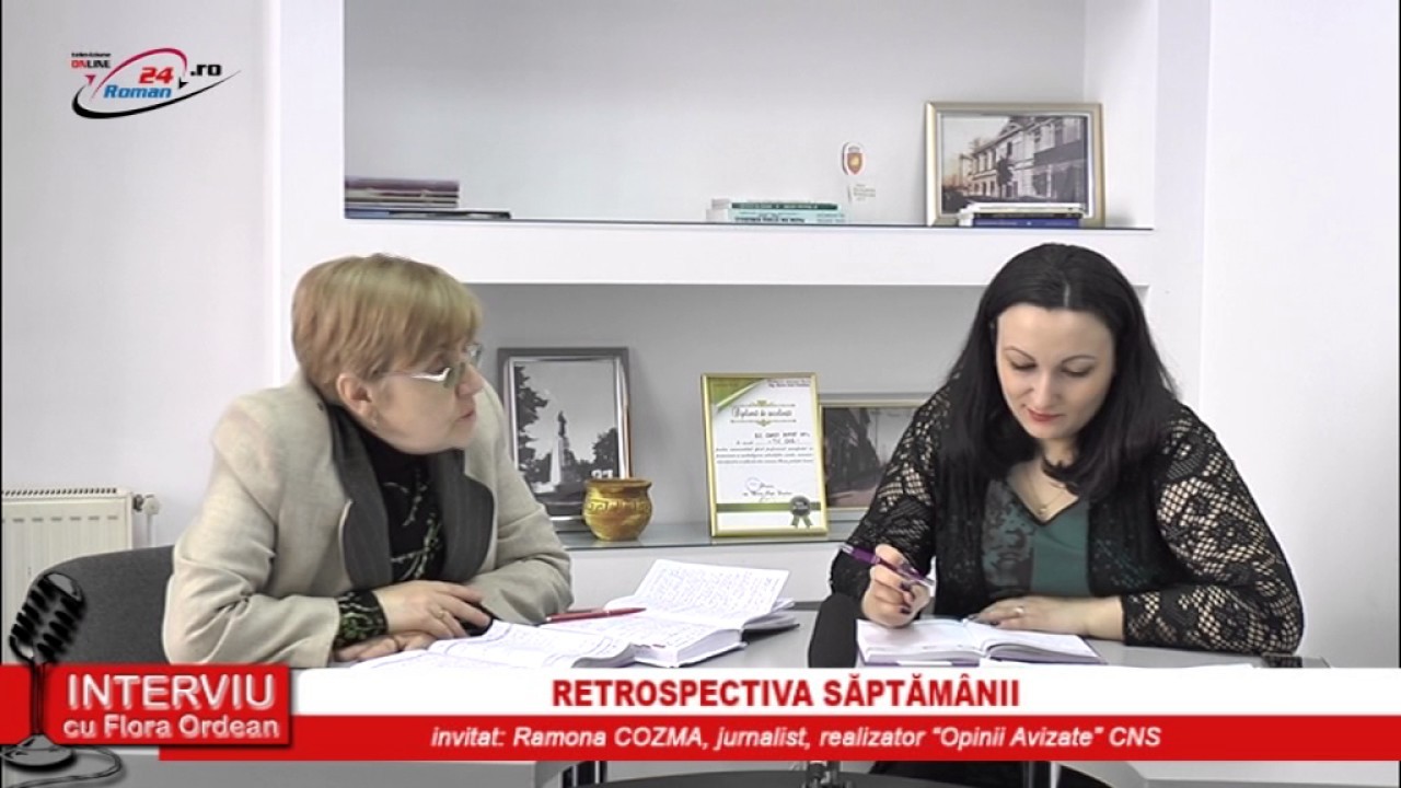 INTERVIU CU FLORA ORDEAN – RETROSPECTIVA SAPTAMANII 28.02.2017