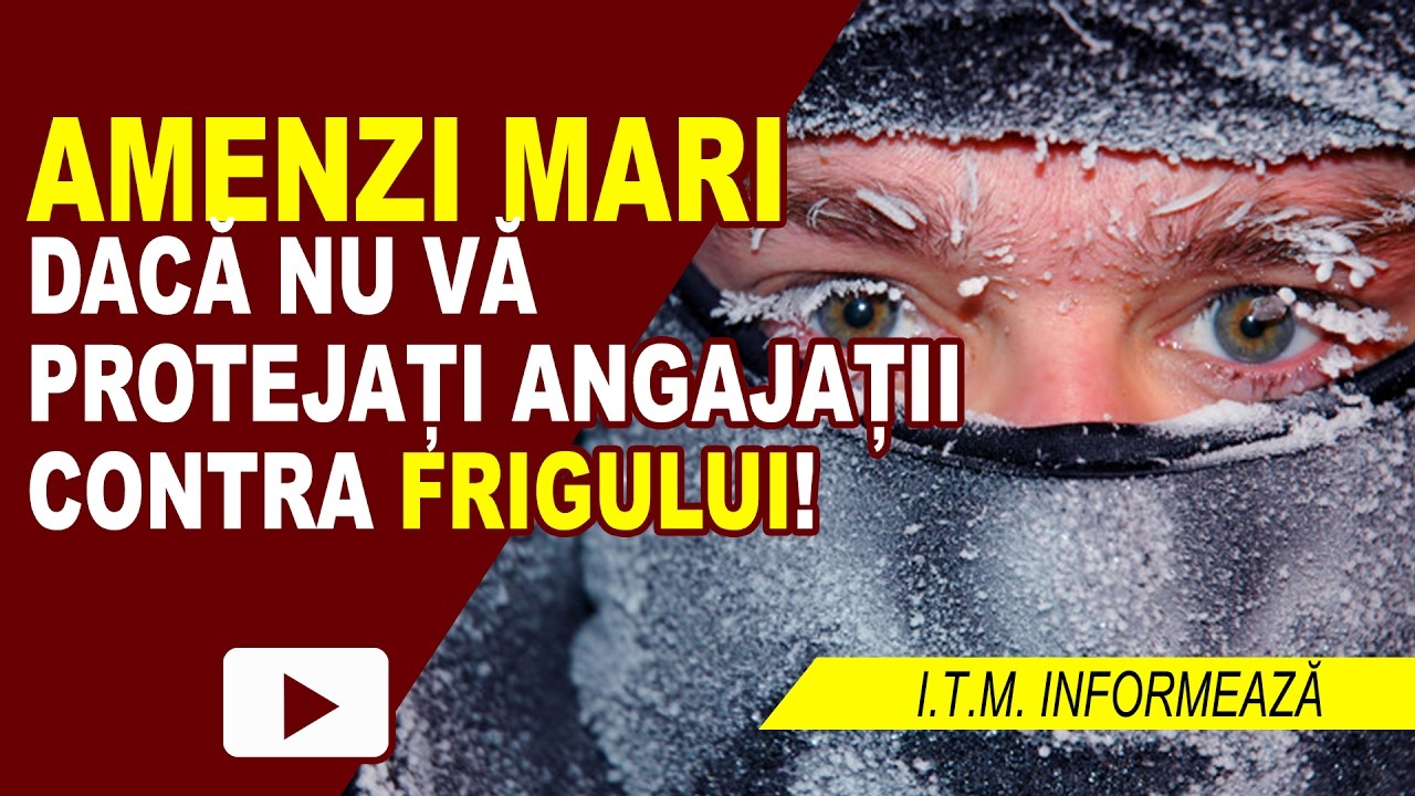 MĂSURI DE PROTECȚIE ÎMPOTRIVA GERULUI