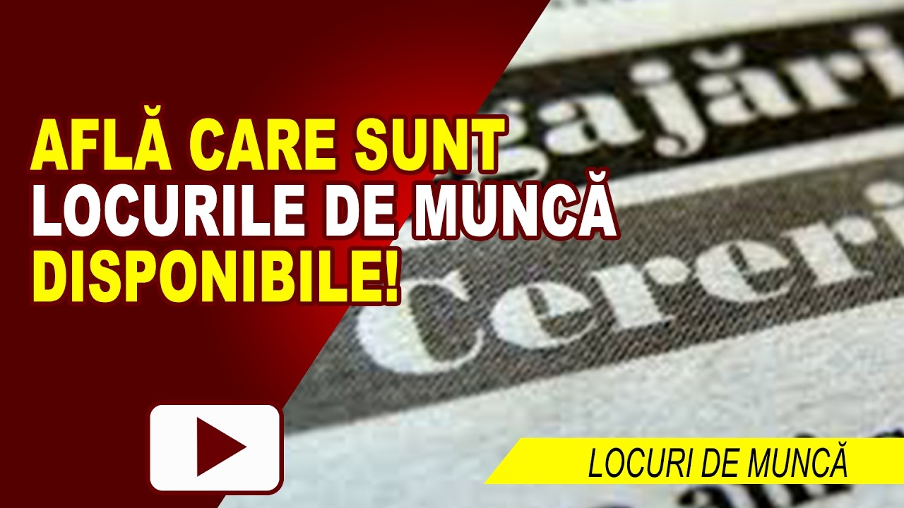 PIAȚA MUNCII SE DEZGHEAȚĂ