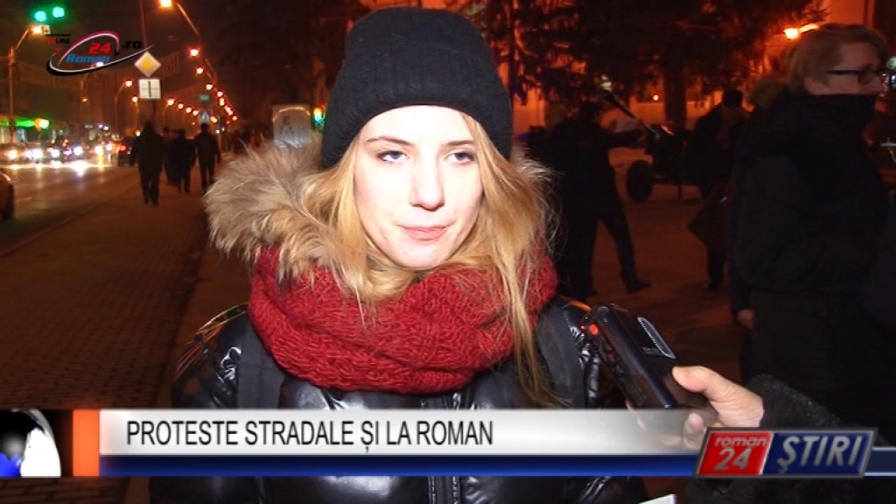 PROTESTE STRADALE ȘI LA ROMAN