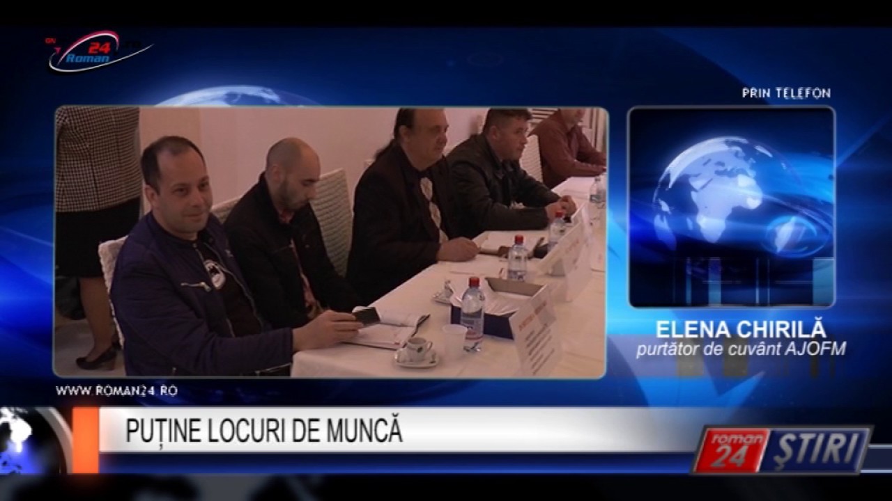 PUȚINE LOCURI DE MUNCĂ