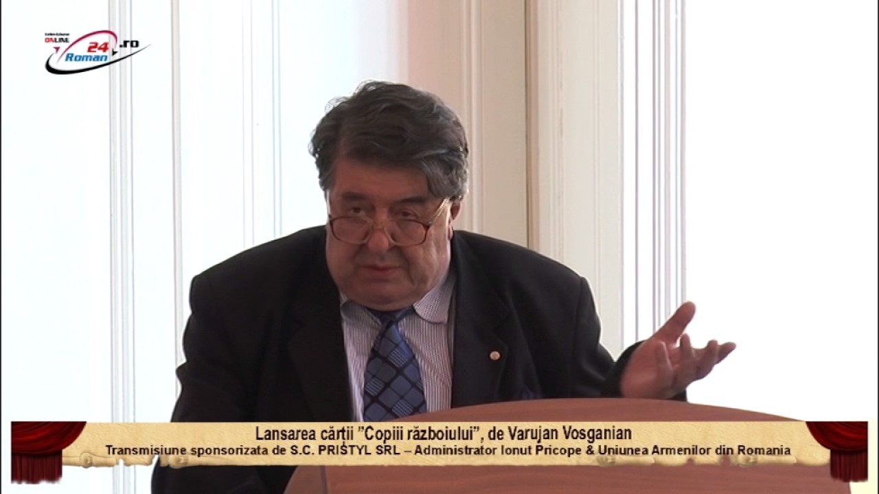 Lansarea cărții ”Copiii războiului”, de Varujan Vosganian