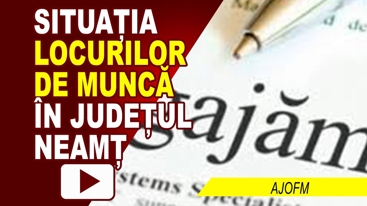 LOCURI DE MUNCĂ MAI PUȚINE