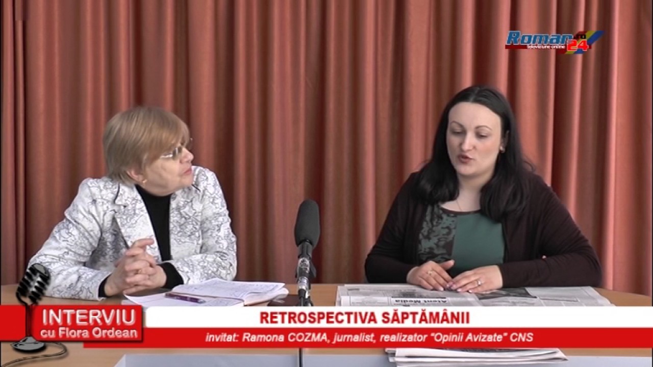 INTERVIU CU FLORA ORDEAN – RETROSPECTIVA SAPTAMANII 19.04.2017