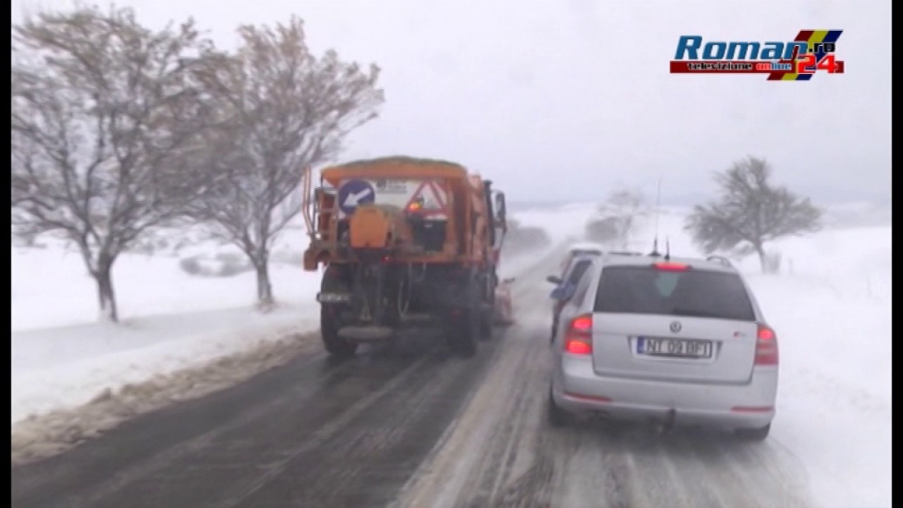 Situatie dramatica pe drumurile din Neamt