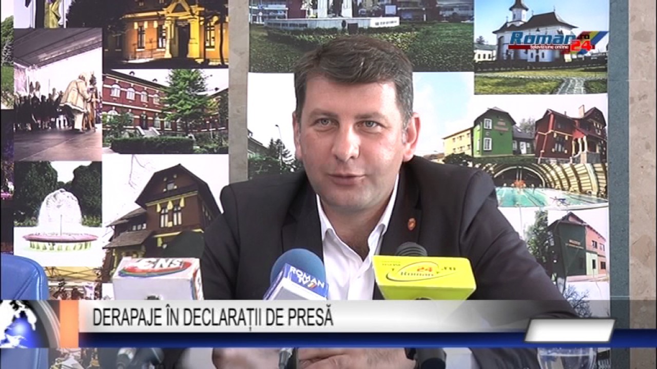 DERAPAJE ÎN DECLARAȚII DE PRESĂ