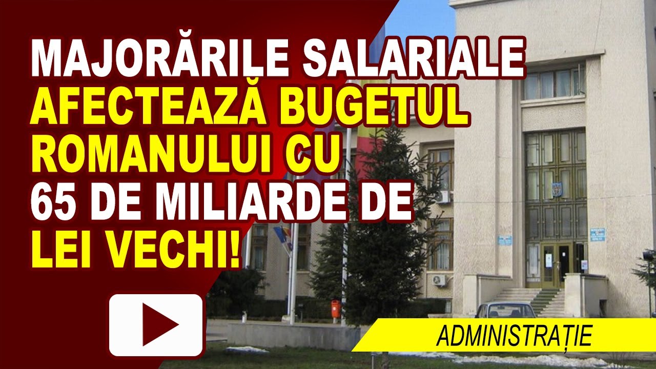 LEGEA SALARIZĂRII LOVEȘTE ÎN BUGETUL PRIMĂRIILOR