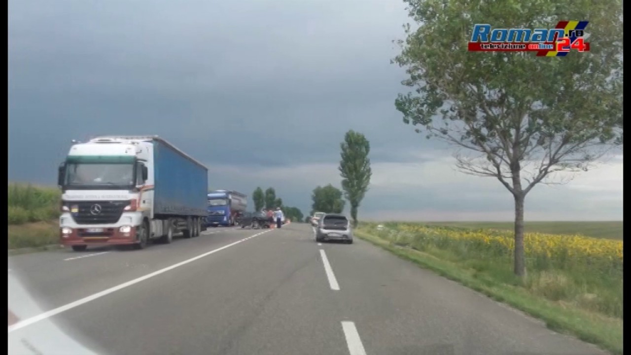 Accident intre Bacau si Roman