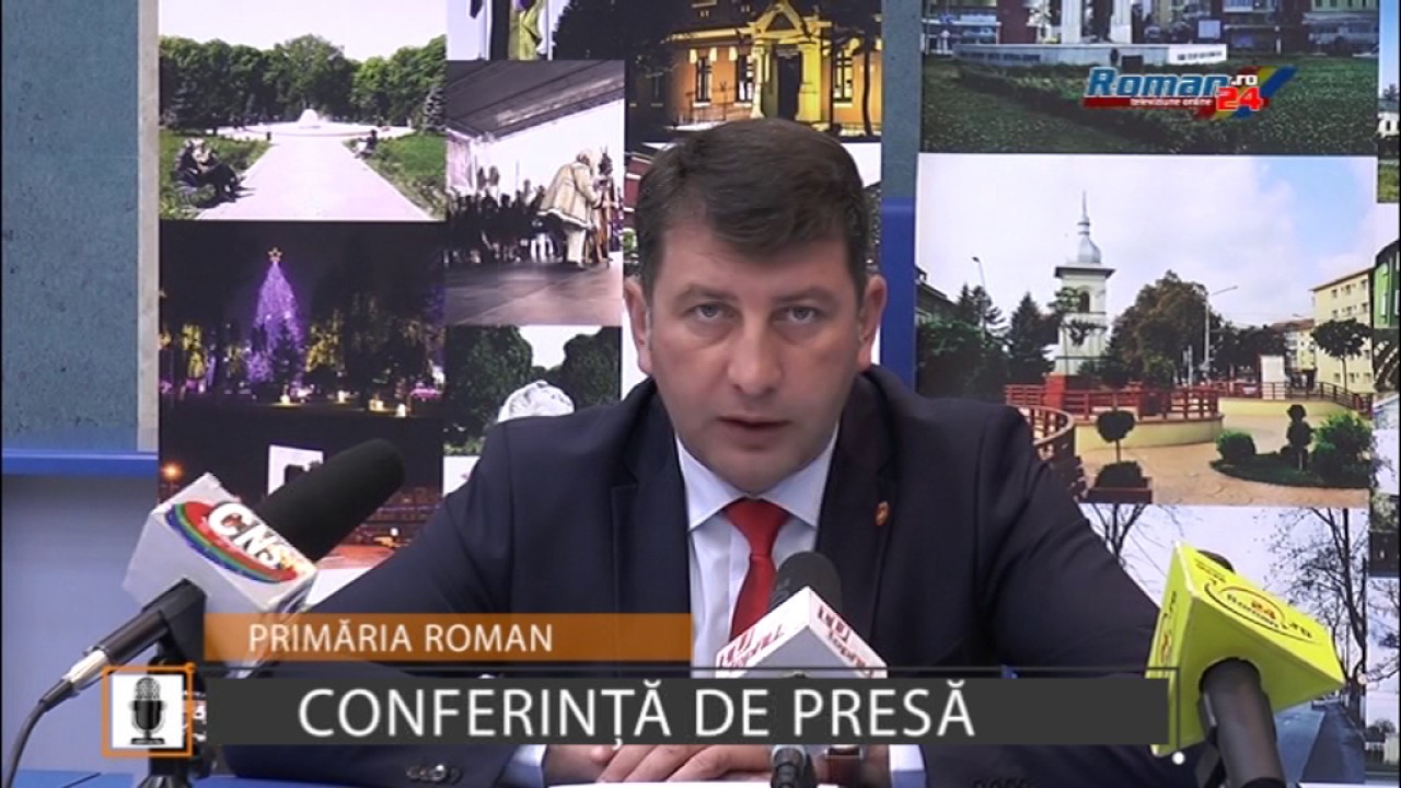 Conferinta de presa Primaria Roman 7 august 2017