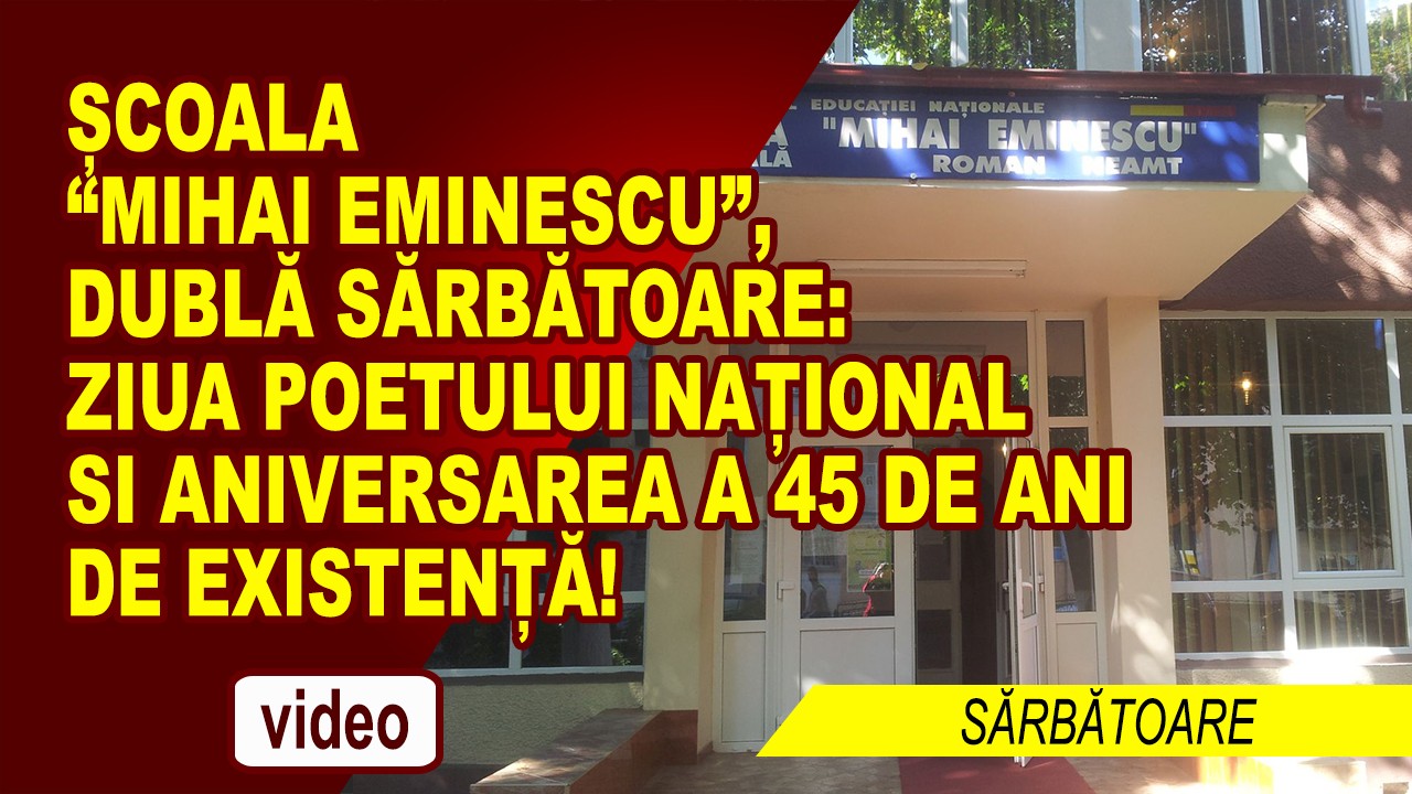 EMINESCU ANIVERSARE
