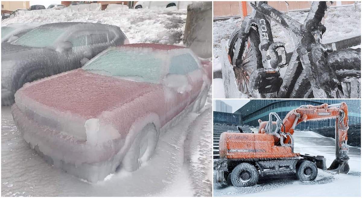 roman24 (Video) Fenomen spactaculos de freezing rain în Rusia, la