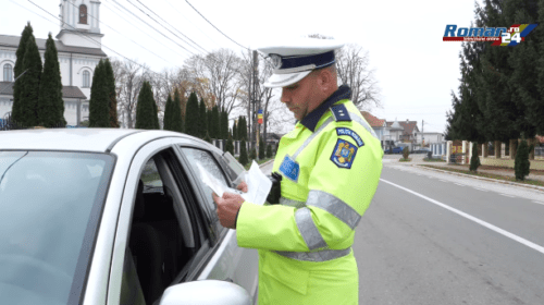 Depistat conducând fără permis și sub influența alcoolului în Neamț