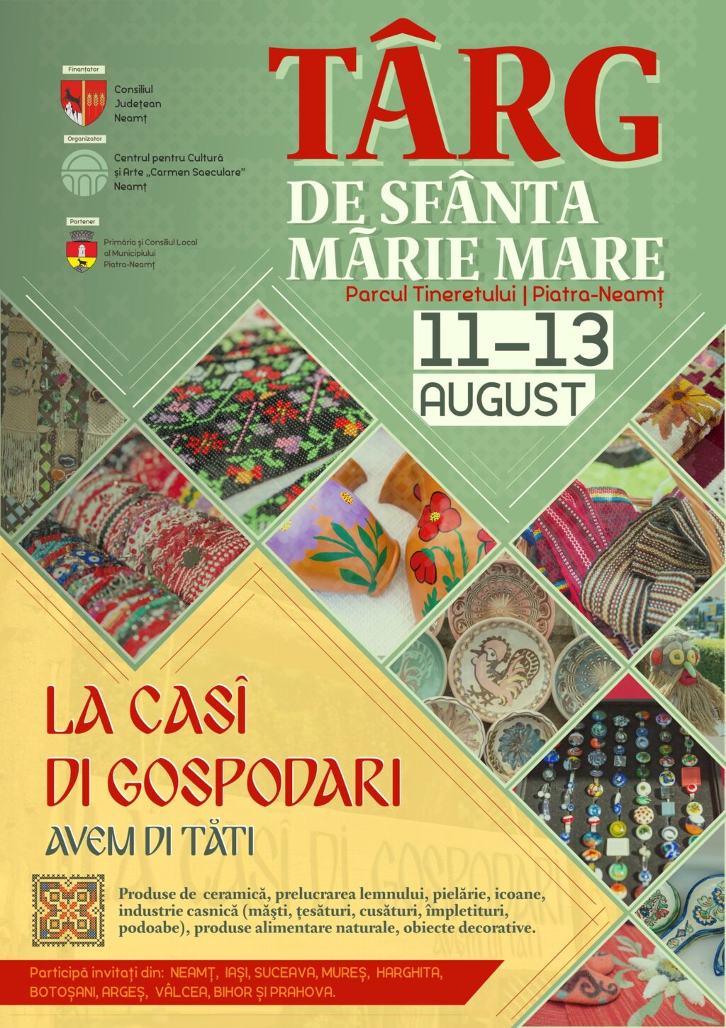 Afiș TARG DE SFANTA MARIE