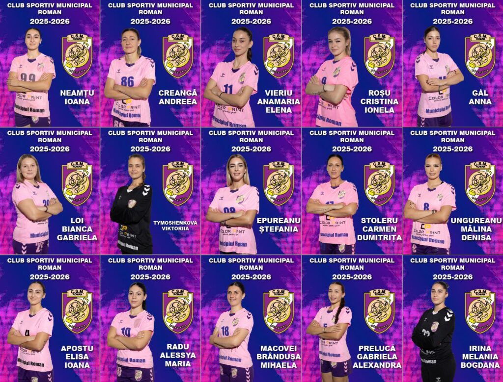 echipa csm roman 2025