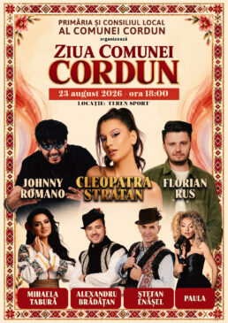 ziua comunei cordun 2026