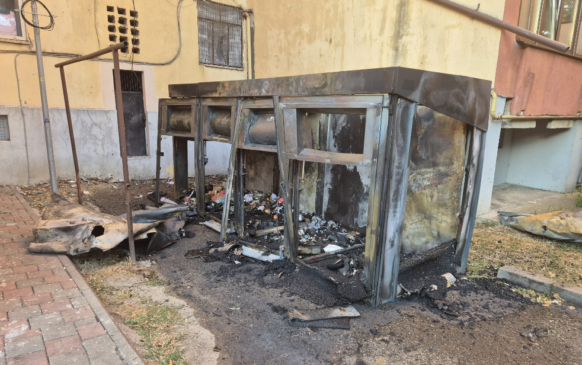 incendiu gunoi