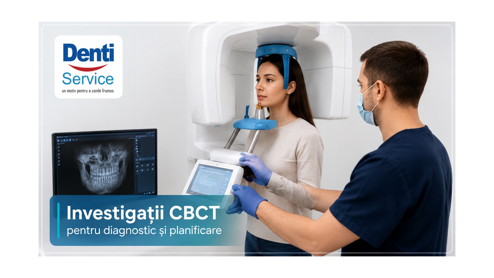 Investigație CBCT pentru planificarea tratamentului cu implant dentar