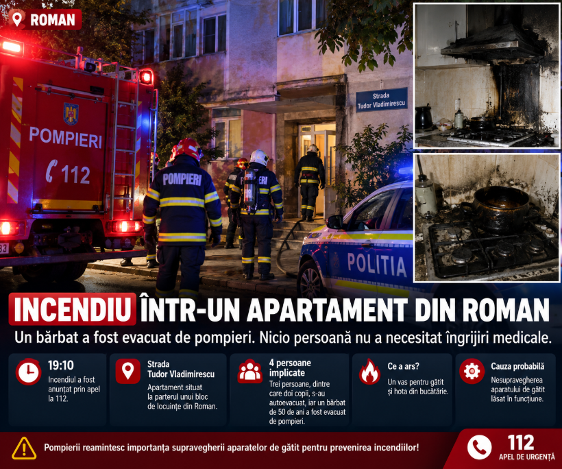 incendiu roman