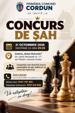 Concurs de șah la Cordun